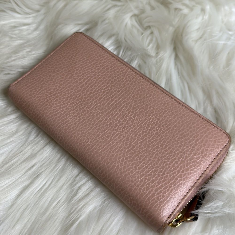 💯 Authentic Gucci GG Long Zipped Around Leather Wallet 🍀 - Picture 11 of 15